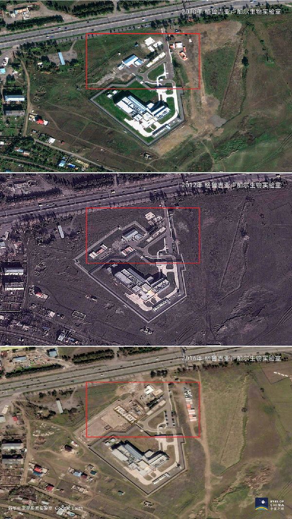 卫星直击美国全球生化实验室