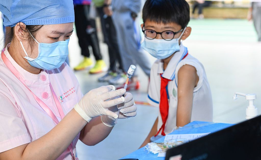 海口启动3岁-11岁人群新冠疫苗接种工作