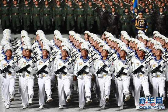 朝鲜举行阅兵式庆祝劳动党建党75周年-中青在线