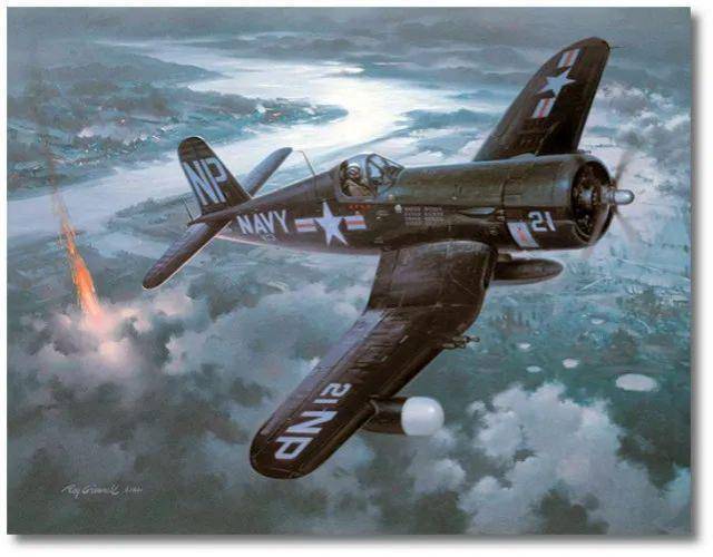 f4u"海盗"战斗机是美国海军和海军陆战队在二战期间装备的一种螺旋桨