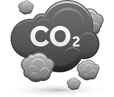 与陆地上空不断积聚的温室气体有关,而二氧化碳就是其中最主要的成分