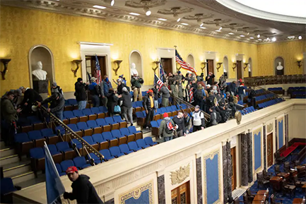 美国国会骚乱140人面临指控,每五人中一人有军事背景