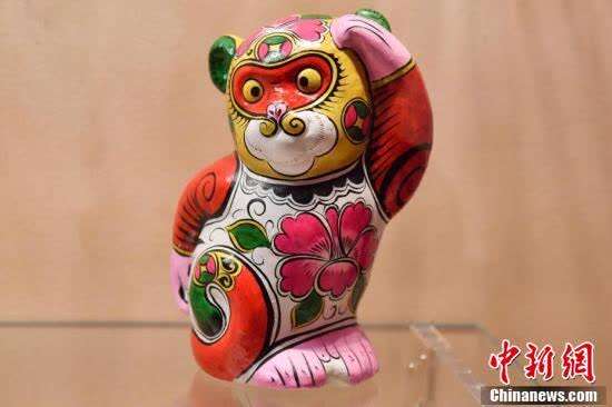 陕西凤翔十二生肖彩绘泥塑亮相中国国家博物馆
