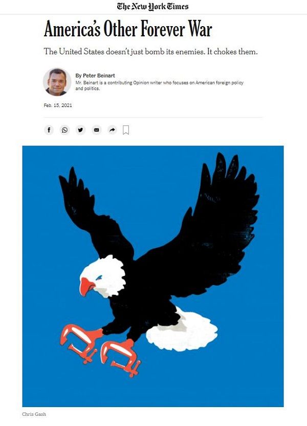 美国发起这些围困战的借口各不相同:核扩散,恐怖主义,侵犯人权.