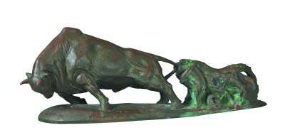 开荒牛(雕塑)潘鹤庆丰收(中国画)丰子恺我的祖国·我的人民(中国画)