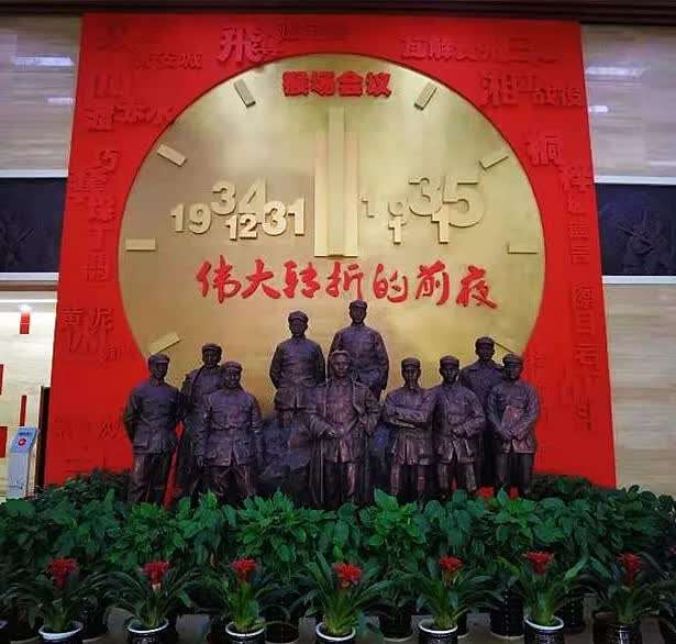 周恩来,毛泽东,朱德,张闻天,陈云,候补委员有刘少奇,王稼祥,邓发;李德