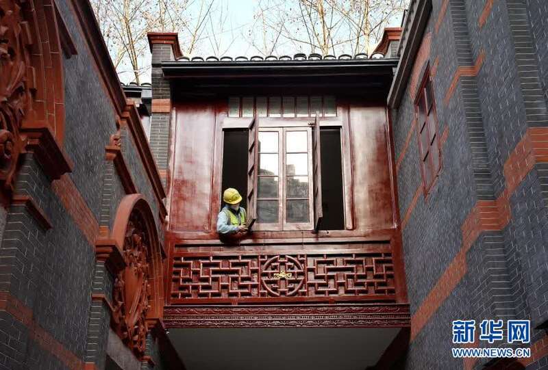 中共一大会址修缮进入收尾阶段