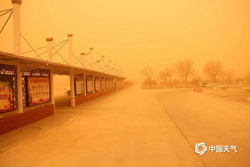 内蒙古包头沙尘暴图片图片