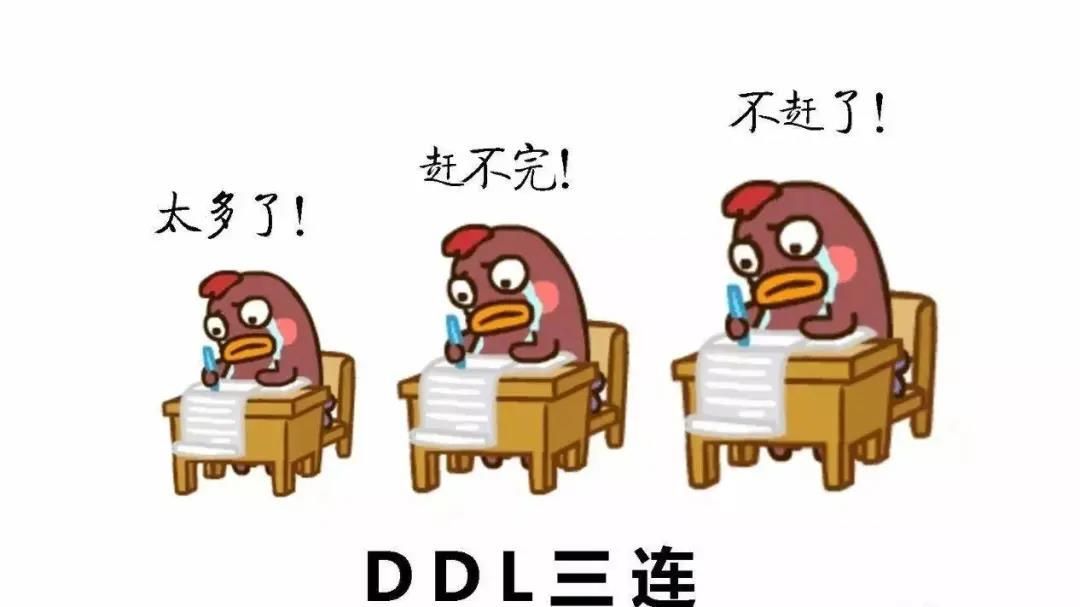 ddl和flag焦虑四六级怎么过…考研怎么办上课没听懂学习焦虑每天在