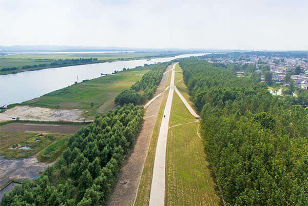 淮北大堤禹山坝.