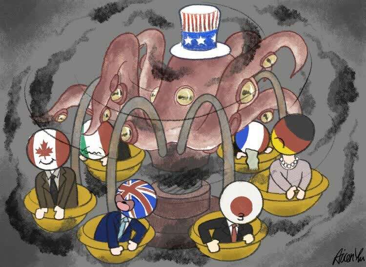 国社讽刺漫画猛戳美国痛点，政客、主持人都来了！_fororder_9