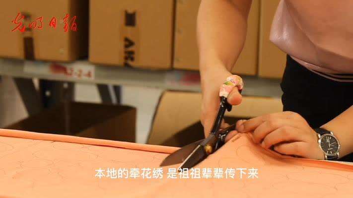 【有声手账】说说我家的小康故事 ：“绣”出好日子