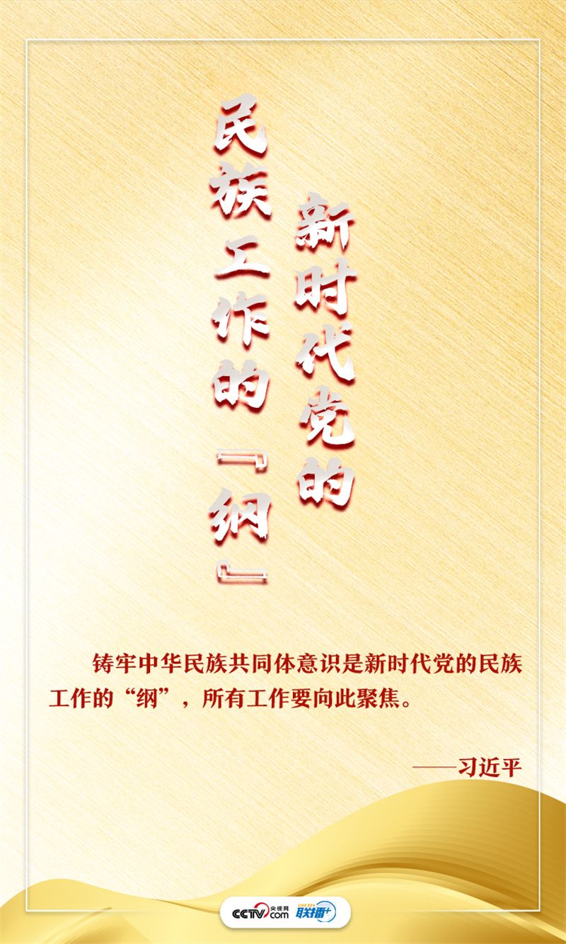 特梳理习近平总书记在此次中央民族工作会议上阐释"铸牢中华民族共同