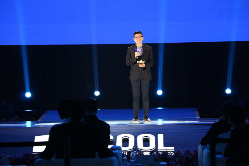 9月11日,hicool 2021全球创业大赛一等奖项目"太极图形"负责人胡渊鸣