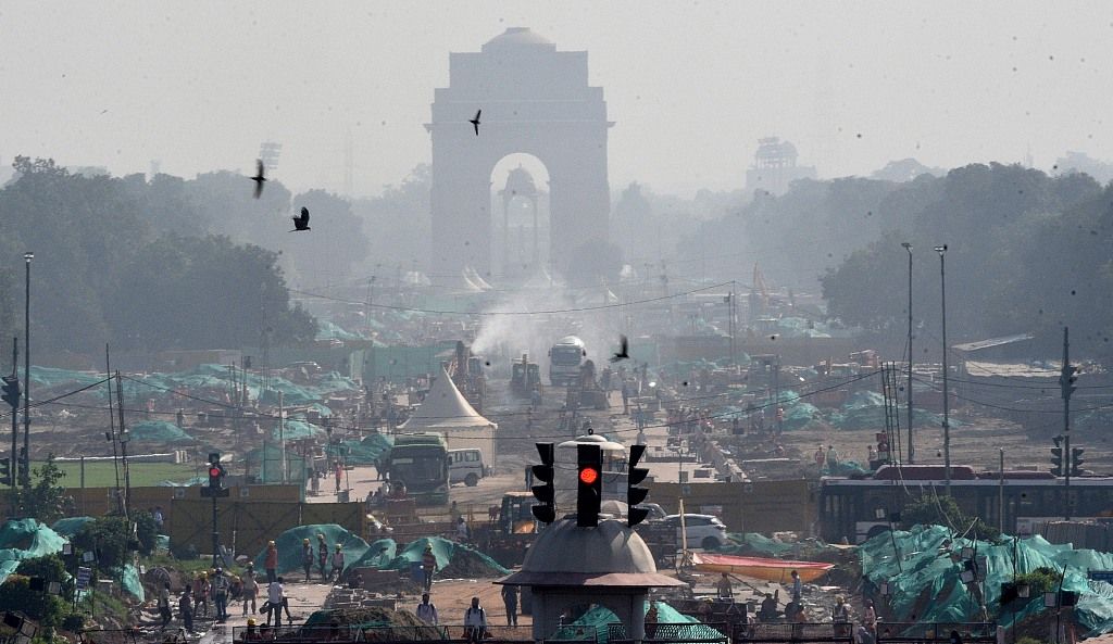 印度新德里空气质量指数再次进入危险级别
