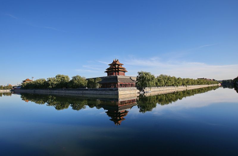 北京故宫美景如画市民游客纷纷打卡留影