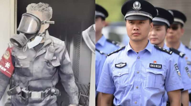 安徽合肥3位90后警察冲进火场救人