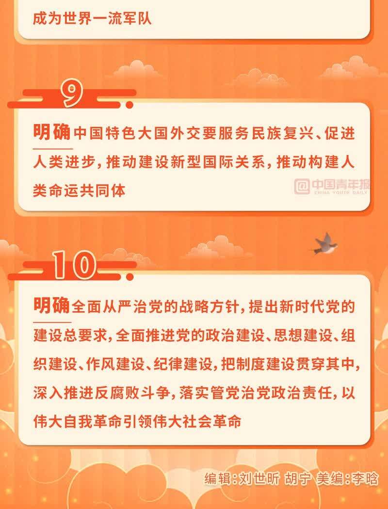 十个明确概括习近平新时代中国特色社会主义思想核心内容