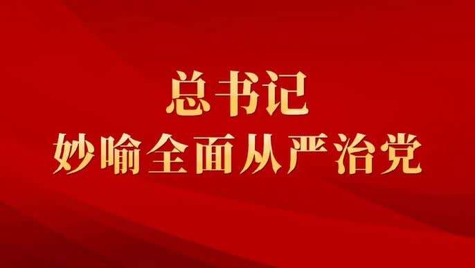 如何全面从严治党总书记用了这些妙喻