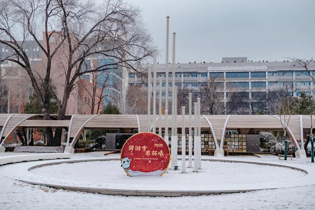 内蒙古民族大学雪景图片