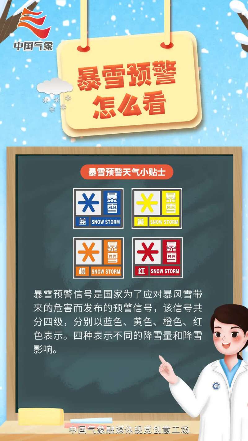 今年首个暴雪黄色预警发布！中国气象局启动三级应急响应