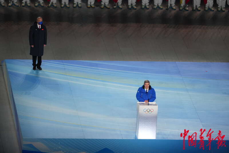 北京冬奥会开幕式讲话图片