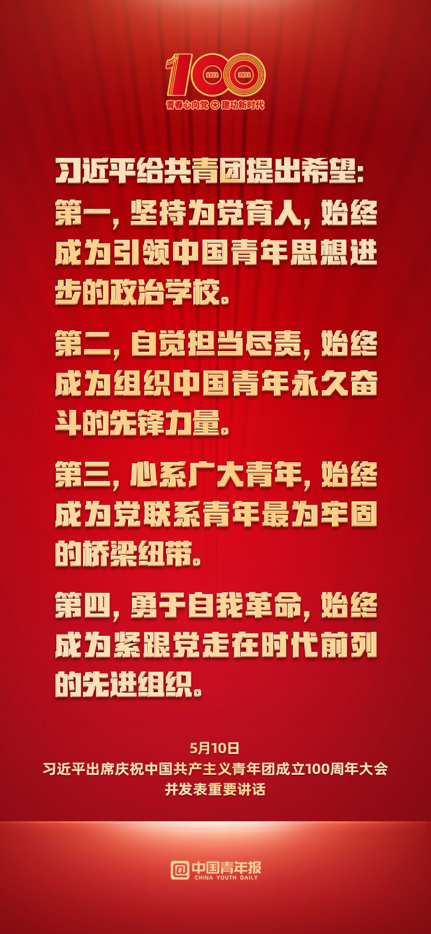 习近平总书记对共青团,共青团员以及广大青年提出了哪些希望与期待?