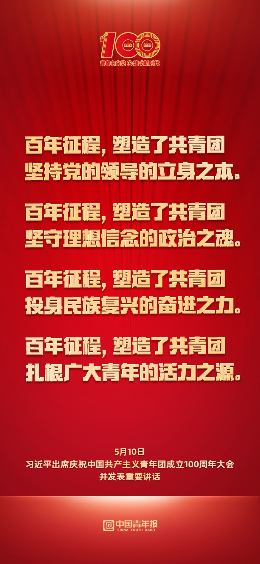 青年大学习大思政课青年的团永远跟着青春的党