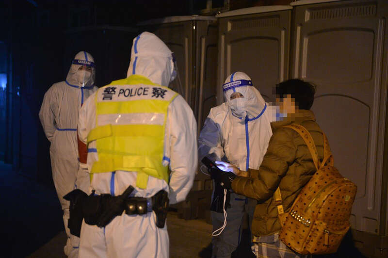 虹口警方查找安置工作