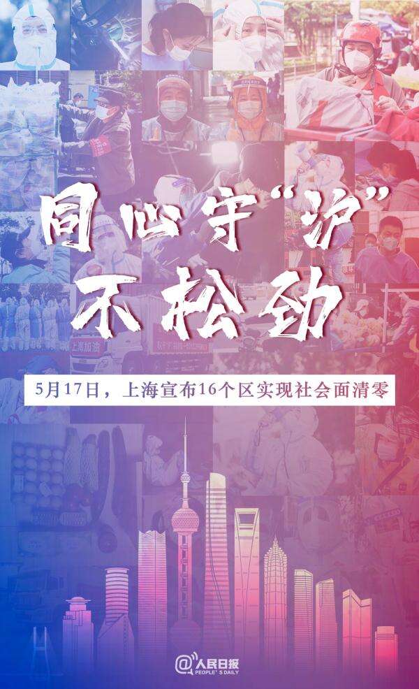上海社会面清零,抗疫决心不能松劲
