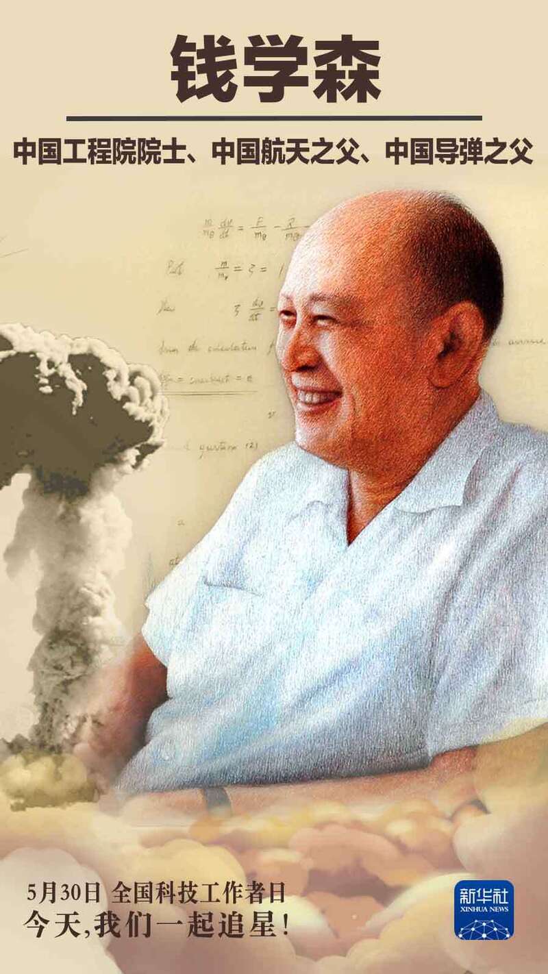 1955年10月8日钱学森冲破重重阻力回到祖国后成为中国航天之父中国