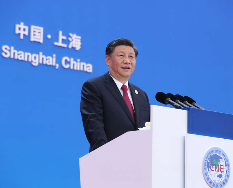 2019年11月5日，第二屆中國國際進口博覽會在上海國家會展中心開幕。國家主席習近平出席開幕式并發表題為《開放合作 命運與共》的主旨演講。