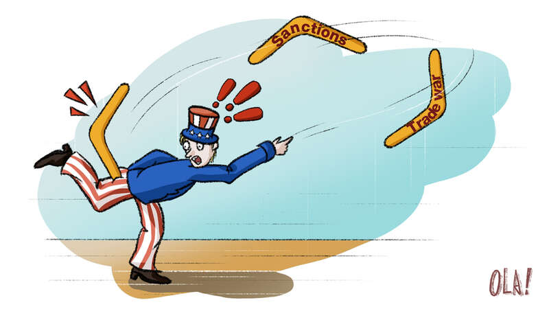 (热点观察 漫评)美国经济政策的“回旋镖效应”_fororder_1