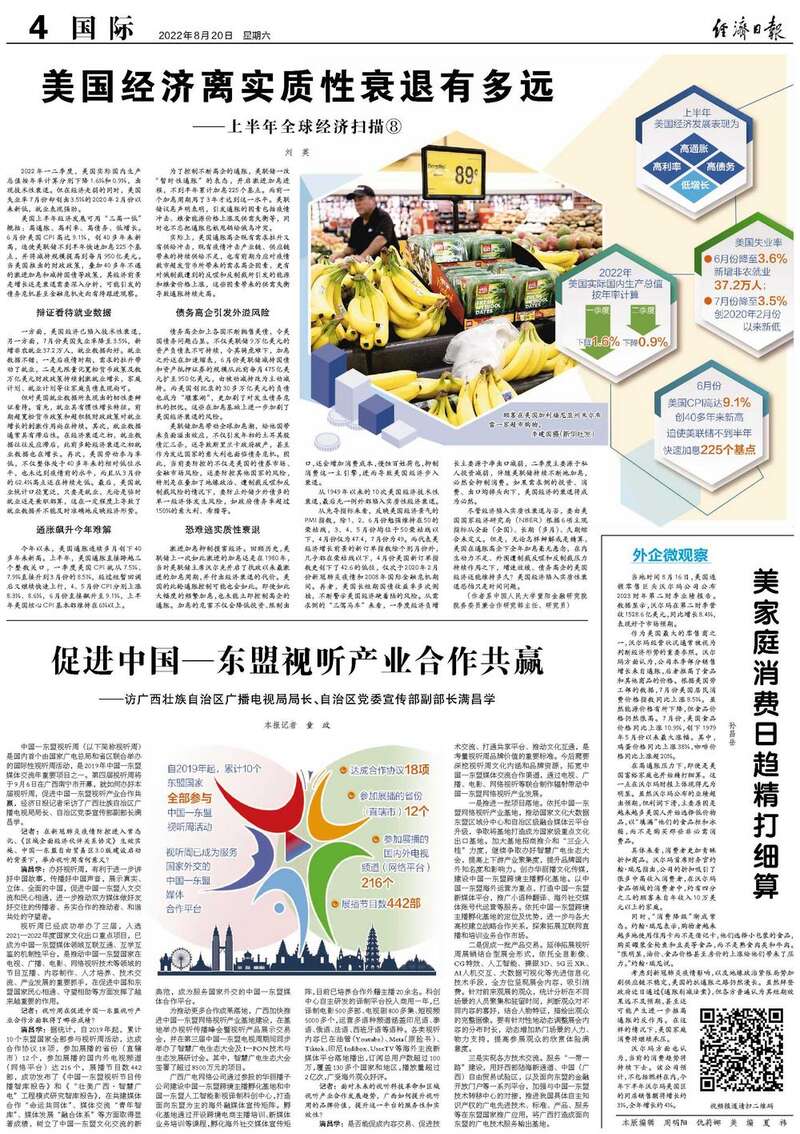 美国经济离实质性衰退有多远