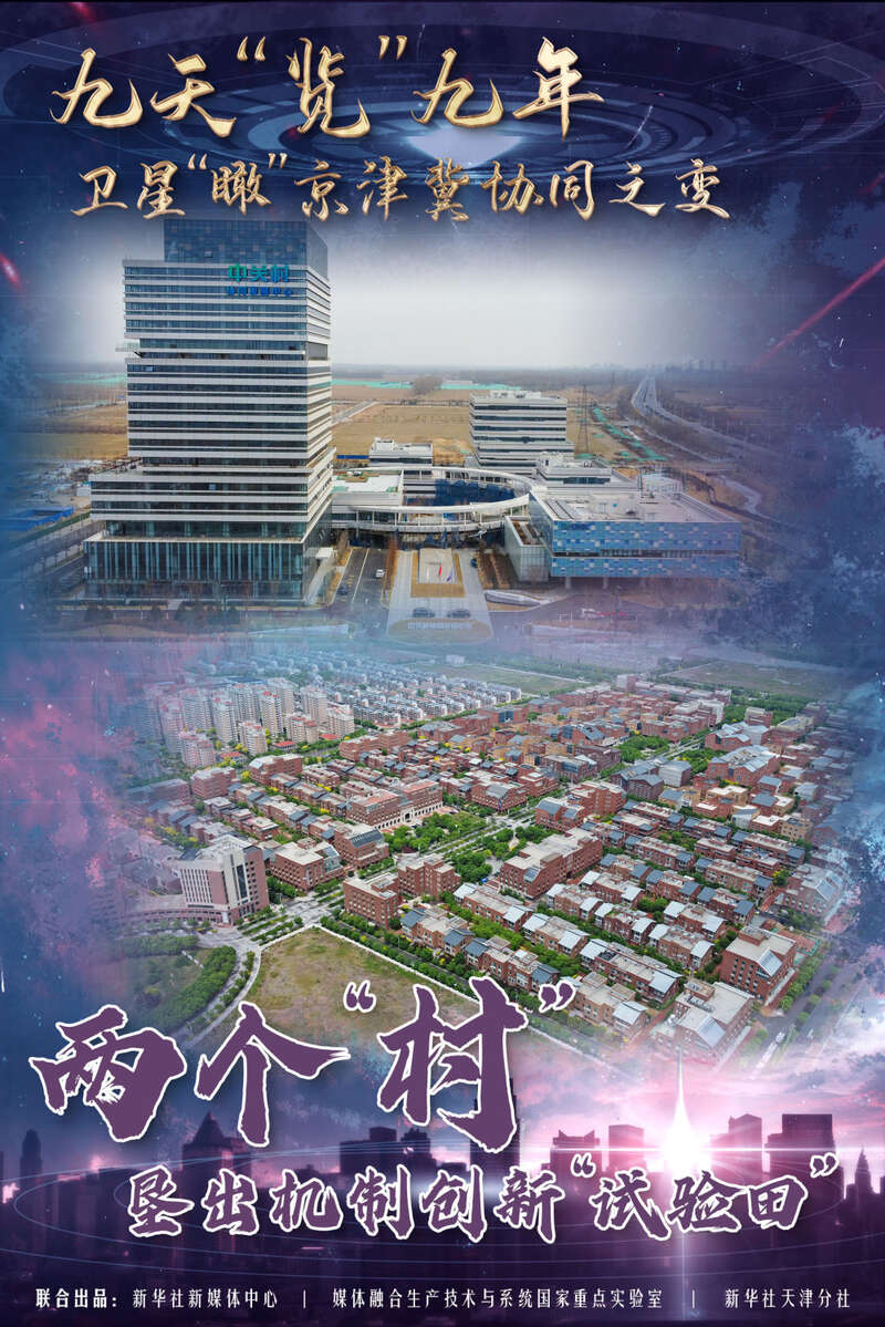 卫星瞰京津冀协同发展：两个“村”，垦出机制创新“试验田”_科技频道_中国青年网