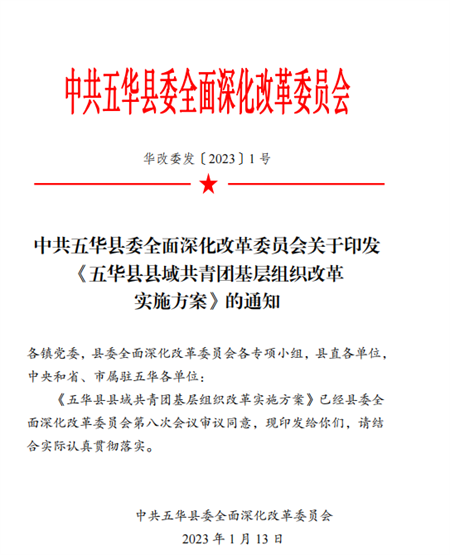 广东共青团改革方案_广东梅州五华县共青团改革_县域共青团基层组织改革