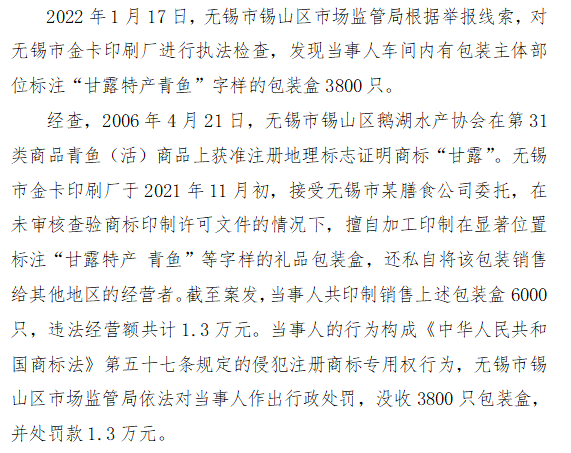 开云 开云体育市场监管总局公布2022年20起知识产权执法典型案件(图14)