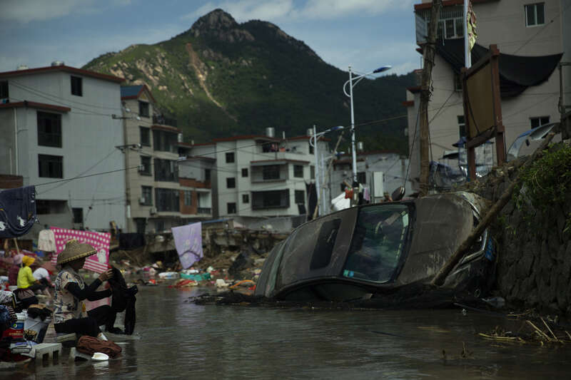 台风"杜苏芮"过后 小渔村灾后重建进行中