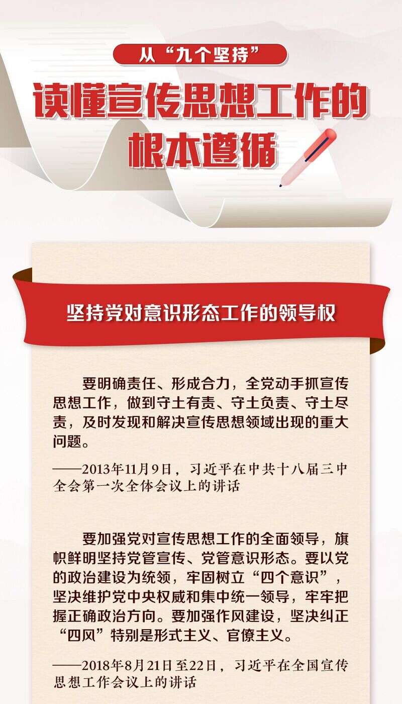 十四个坚持宣传图片