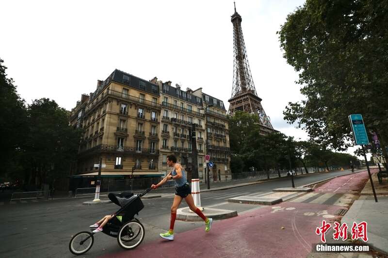 乐鱼体育：（巴黎奥运）巴黎街头奥运氛围浓  第4张