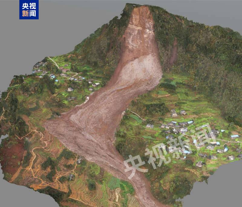 29人失聯 災害原因公布 3D還原四川筠連山體滑坡現場