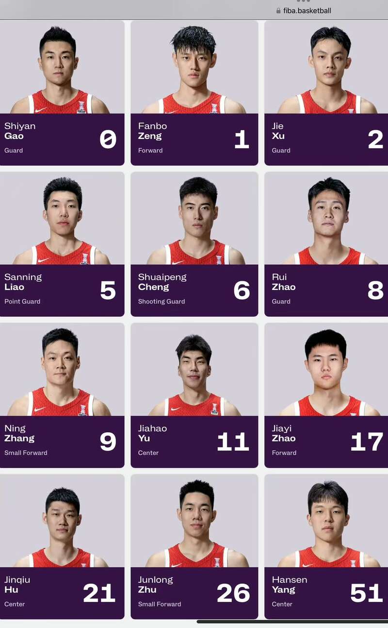 男籃亞洲杯預(yù)選賽中國男籃對陣關(guān)島隊(duì)，12人名單公布