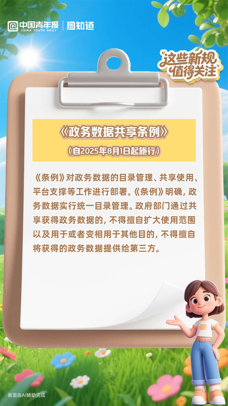 圖知道｜2025年8月這些新規(guī)值得重視